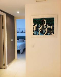 Kamar mandi di Comfortable and spacious apartment with nice views