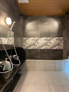 Koupelna v ubytování Hotel Fukudaya