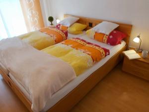 Postel nebo postele na pokoji v ubytování Haus "Panorama"