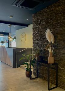 Vstupní hala nebo recepce v ubytování Bayer's City Hotel + 37 fotografií