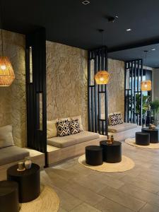 Posezení v ubytování Bayer's City Hotel