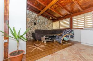 Posezení v ubytování House Frane