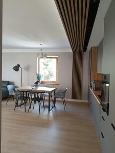 Kuchyňa alebo kuchynka v ubytovaní Masuria Apartaments Ełk Nadjeziorna
