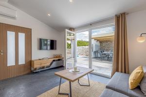 Posezení v ubytování Ferienhaus Prenc