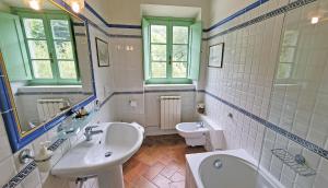 Kúpeľňa v ubytovaní Villa Le Panche