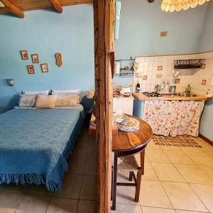 Postel nebo postele na pokoji v ubytování Cascina Beneficio