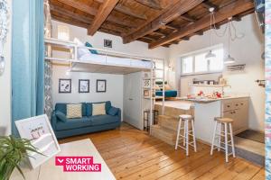 Kuchyňa alebo kuchynka v ubytovaní Loft Alma Rosa vicino a Piazza Vittorio
