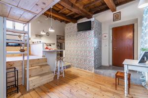 Kuchyňa alebo kuchynka v ubytovaní Loft Alma Rosa vicino a Piazza Vittorio