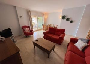 Posezení v ubytování 3 Bed Las Petunias, San Pedro