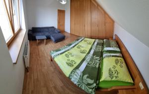 Postel nebo postele na pokoji v ubytování Apartmán Znojmo