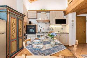 Dapur atau dapur kecil di Loft della Perpetua, fuga romantica PetFriendly con Area Cani