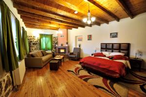 Posteľ alebo postele v izbe v ubytovaní Guesthouse Papastoikou