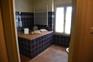 Koupelna v ubytování Agriturismo Poggio ai Legni
