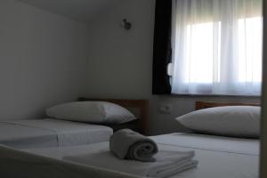 Posteľ alebo postele v izbe v ubytovaní Top Floor Apartment