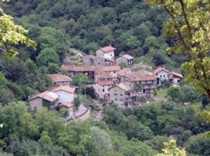 a group of houses on the side of a mountain at TORRE DEL GRIFONE nel medioevo di Cividale del Friuli in Faedis