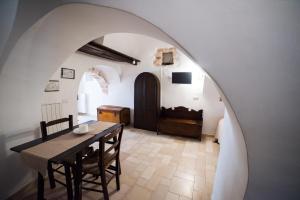 A seating area at Charming Trulli