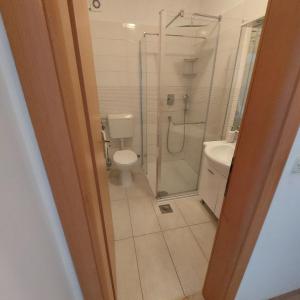 Koupelna v ubytování VeLun apartmani