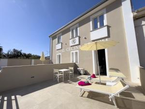Balkón nebo terasa v ubytování Hotel Cecina Beach