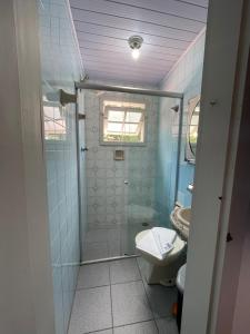 Ванна кімната в Caminhos da Liberdade Pousada