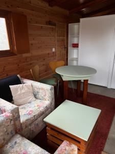 Η κουζίνα ή μικρή κουζίνα στο A Cabana +4 φωτογραφίες