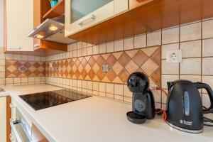 Kuchyňa alebo kuchynka v ubytovaní Apartmani Utmar Cres