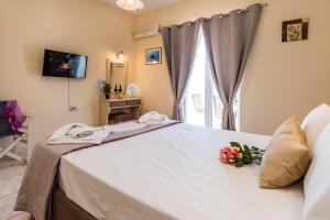 Μια τηλεόραση ή/και κέντρο ψυχαγωγίας στο Sole e Mare Family Apartments