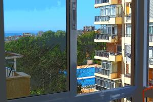 A balcony or terrace at Acuarela Studio in Benalmádena