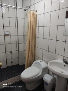 Bathroom sa Hotel Santa Ana