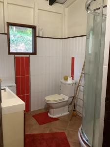 Koupelna v ubytování Villa Petitparadis