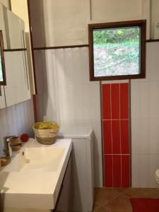 Koupelna v ubytování Villa Petitparadis
