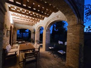 A patio or other outdoor area at Agriturismo Fiorano