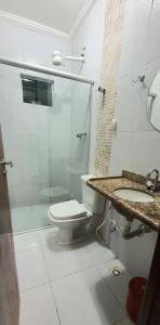 Kúpeľňa v ubytovaní Duplex agradável com Ar, Internet, Netflix e Estacionamento