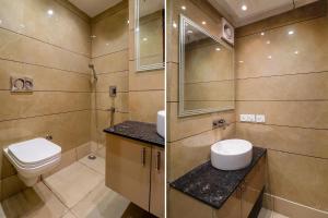 Koupelna v ubytování FabHotel F9 Pitampura