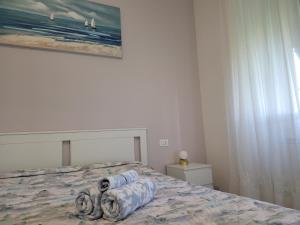 Posteľ alebo postele v izbe v ubytovaní Sea view