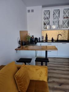 Kuchnia lub aneks kuchenny w obiekcie Apartament Wyspiański