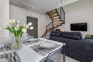 Χώρος καθιστικού στο Silamar Niechorze Zaciszna by Noclegi Renters