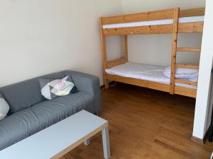 Posteľ alebo postele v izbe v ubytovaní Holiday's Apartment Jasná