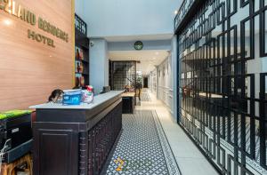 a view of a grocery store aisle with a counter at 22land Residence Hotel 71 Hang Bong Premium in Hanoi