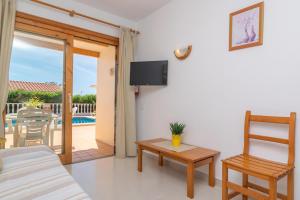 TV a/nebo společenská místnost v ubytování Villa Victoria