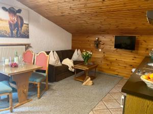 TV a/nebo společenská místnost v ubytování Haus Wolfbachgut