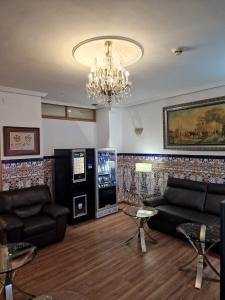 Posezení v ubytování Hostal Colon