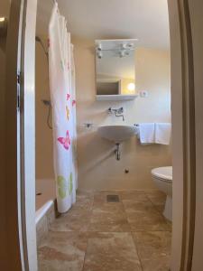 Koupelna v ubytování Apartments & Rooms Samohod