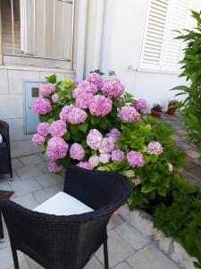 Vonkajšia záhrada v ubytovaní Apartments Pojko