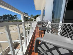 A balcony or terrace at Oktheway Perbes Beach 2