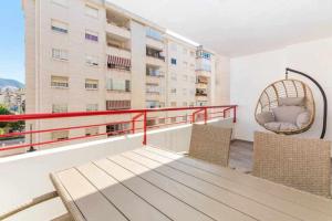 Balkón nebo terasa v ubytování Miramar junto al recinto ferial de Fuengirola