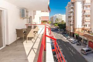 Balkón nebo terasa v ubytování Miramar junto al recinto ferial de Fuengirola