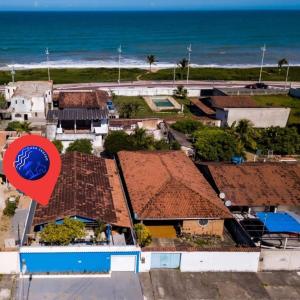 Letecký snímek ubytování Casa Índigo- Piscina e Praia em Jacaraípe - 11 hospedes
