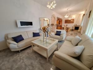 TV a/nebo společenská místnost v ubytování Myrtia Guest House