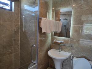 Koupelna v ubytování HỒNG HẢI 2 HOTEL