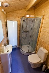 ห้องน้ำของ Mid Hvoll Cottages